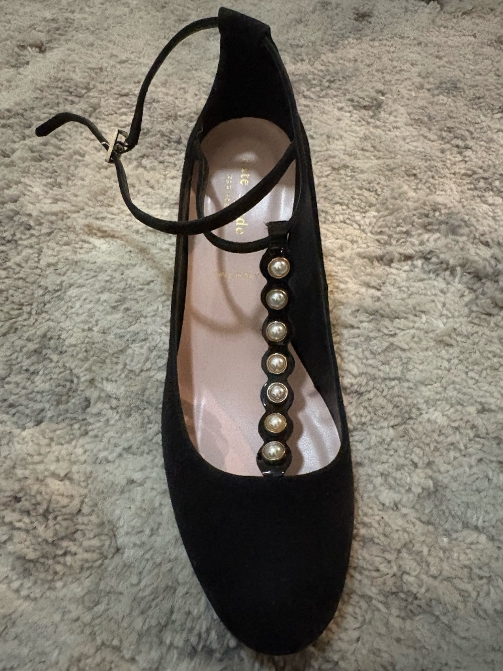 Kate Spade Pearl Strap Shoes